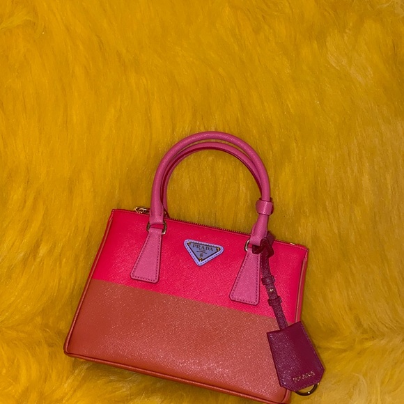 Prada Copper Strawberry Saffiano Small Galleria Handbag. New❗️ first handed❗️ - Picture 6 of 6